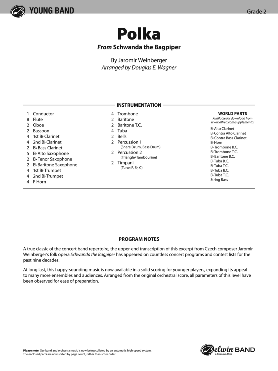Polka: Score Concert Band scores gallery preview page 1