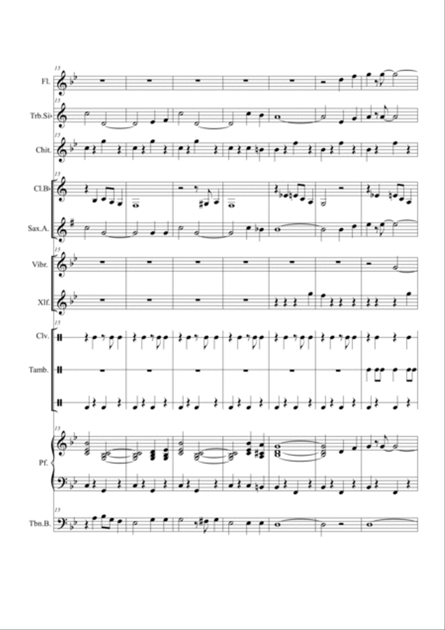 Mack The Knife Large Ensemble scores gallery preview page 3