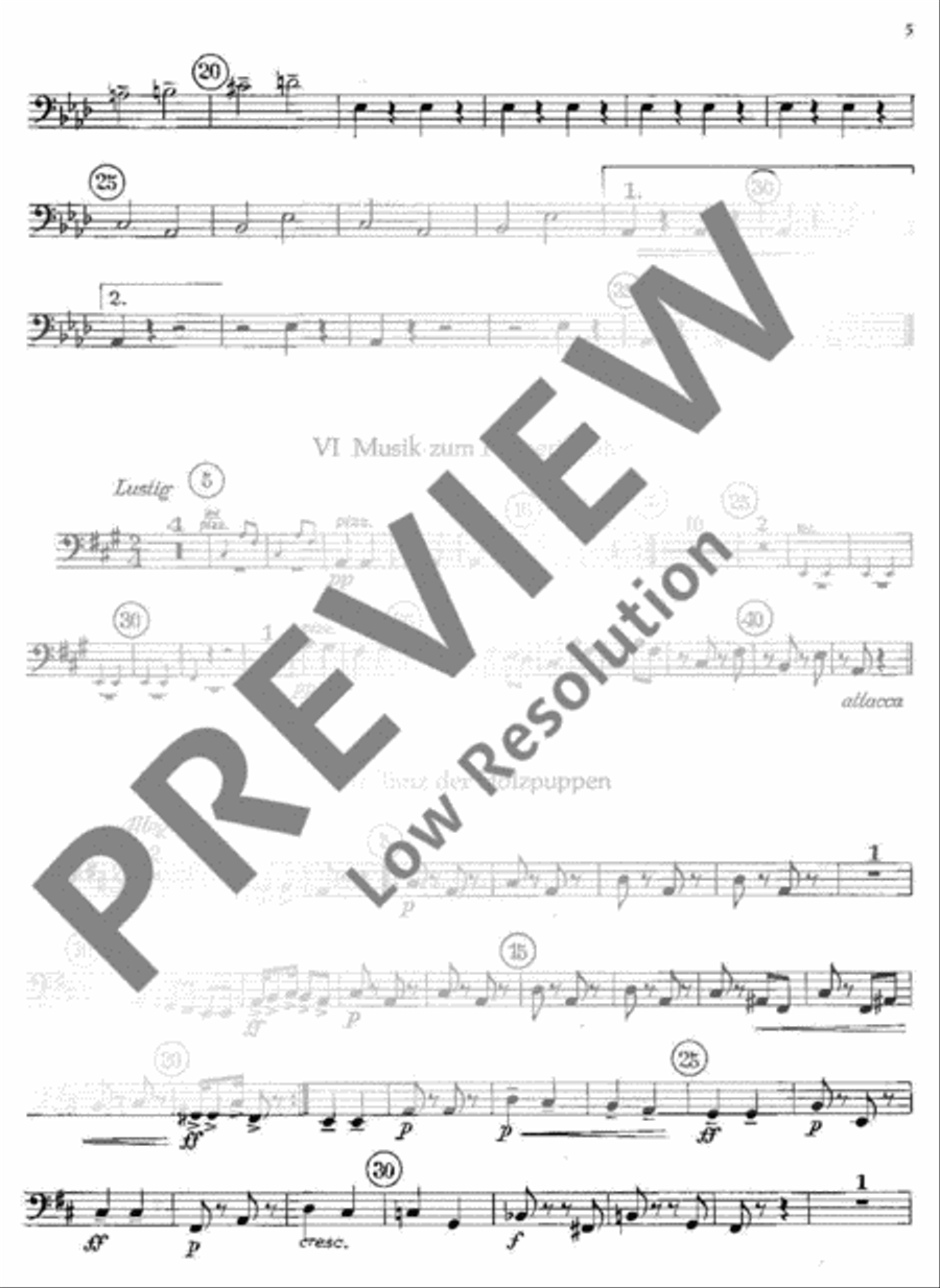 Tuttifäntchen Tuttifäntchen Double Bass scores gallery preview page 6