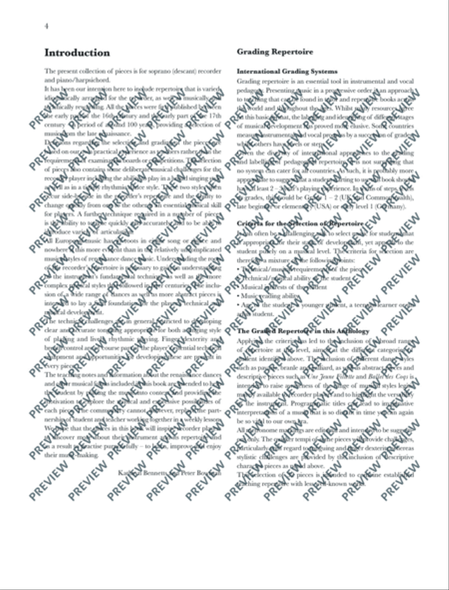 Renaissance Recorder Anthology 1 Soprano Recorder scores gallery preview page 5