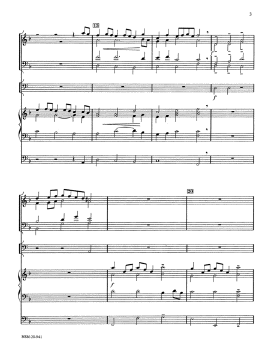 Sinfonia Sinfonia Organ scores gallery preview page 3