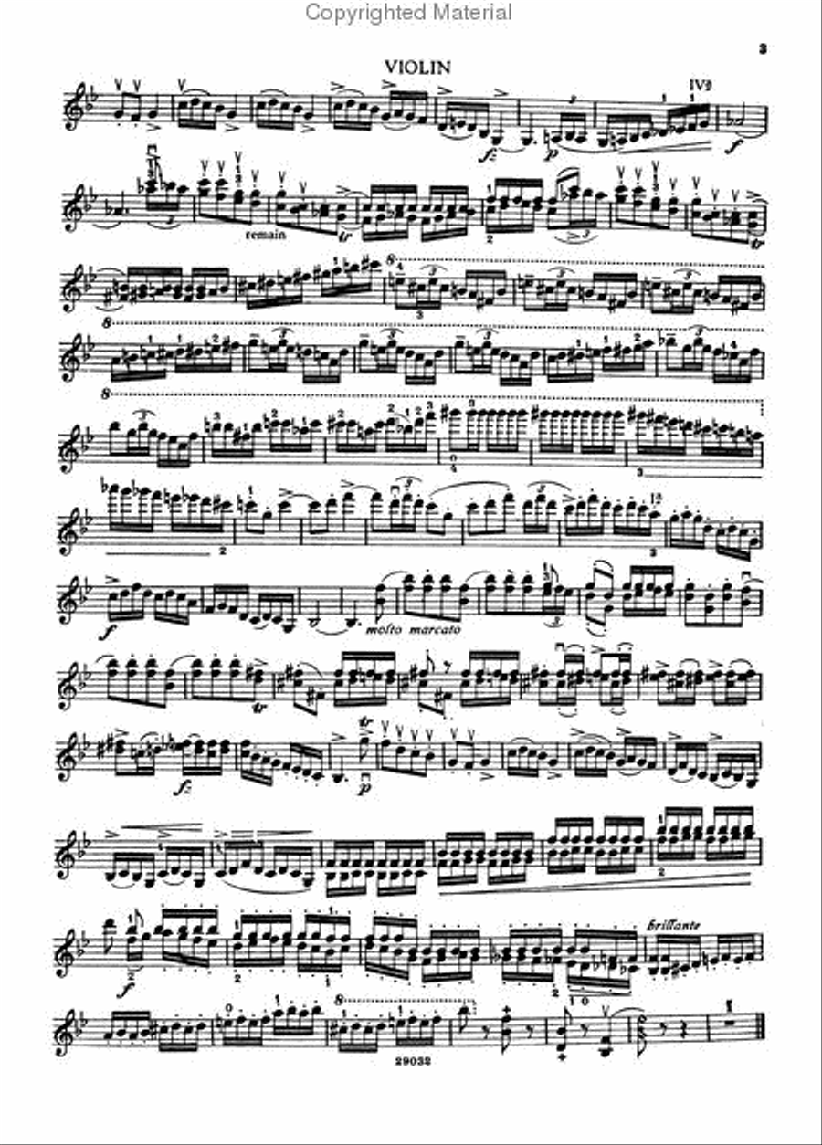 Tambourin Chinois Violin Solo scores gallery preview page 3