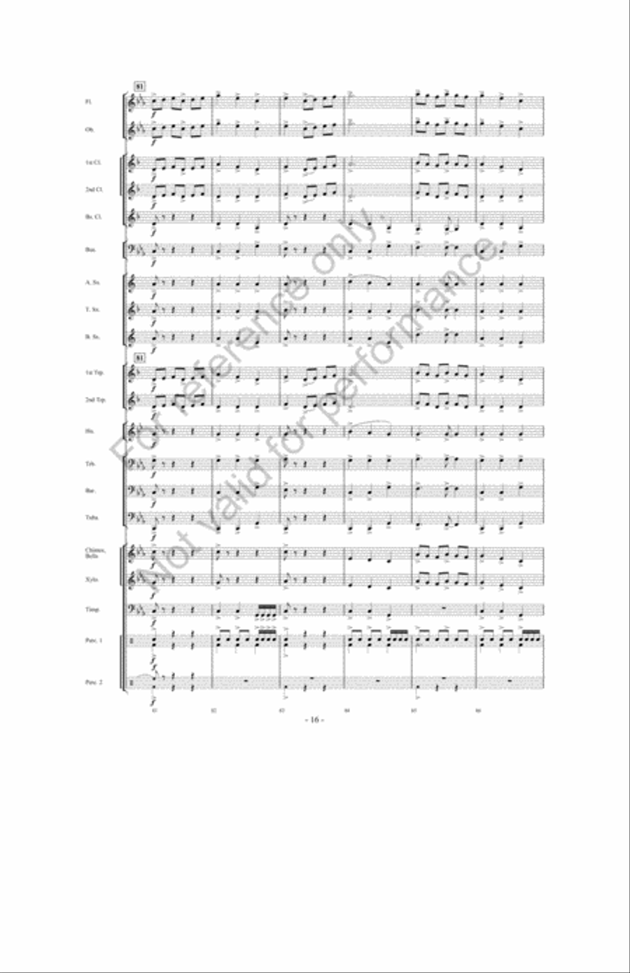 Legend of Pirates Cove Concert Band scores gallery preview page 15