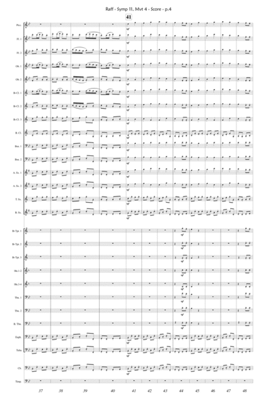 Joachim Raff - Winter Symphony Mvt.4 (Carnival) - SCORE ONLY image number null