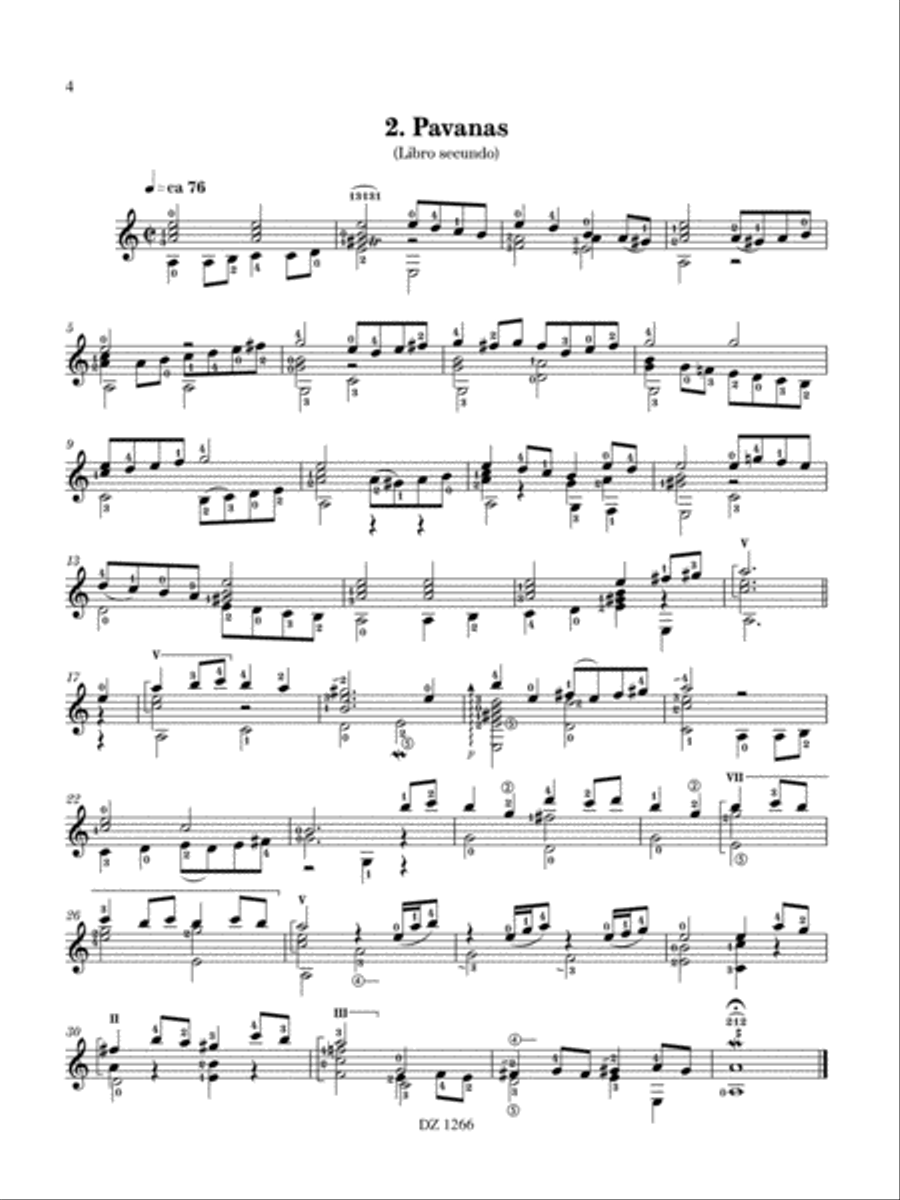 Instruccion de Musica sobre la Guitarra Espanola Classical Guitar scores gallery preview page 4