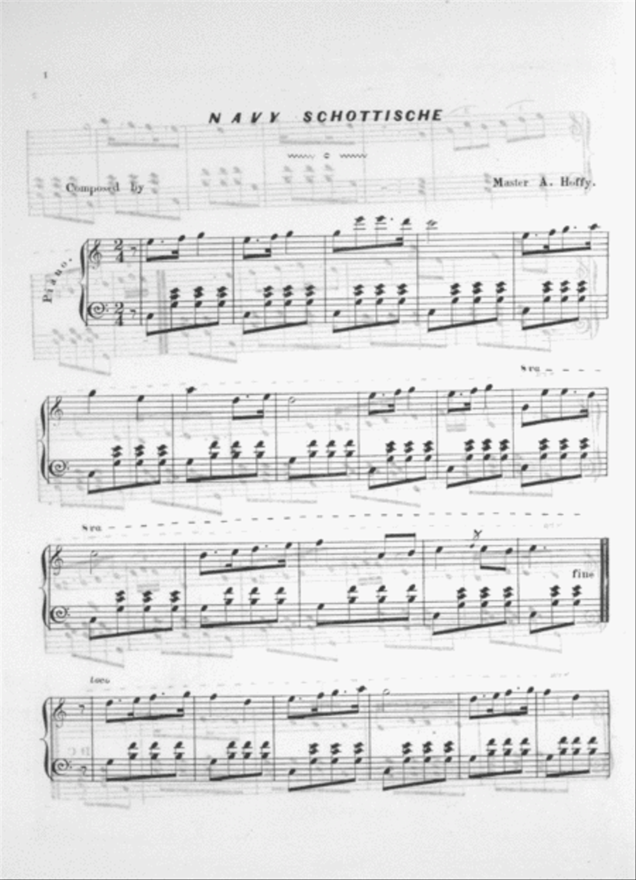 Navy Schottisch Piano Solo scores gallery preview page 2
