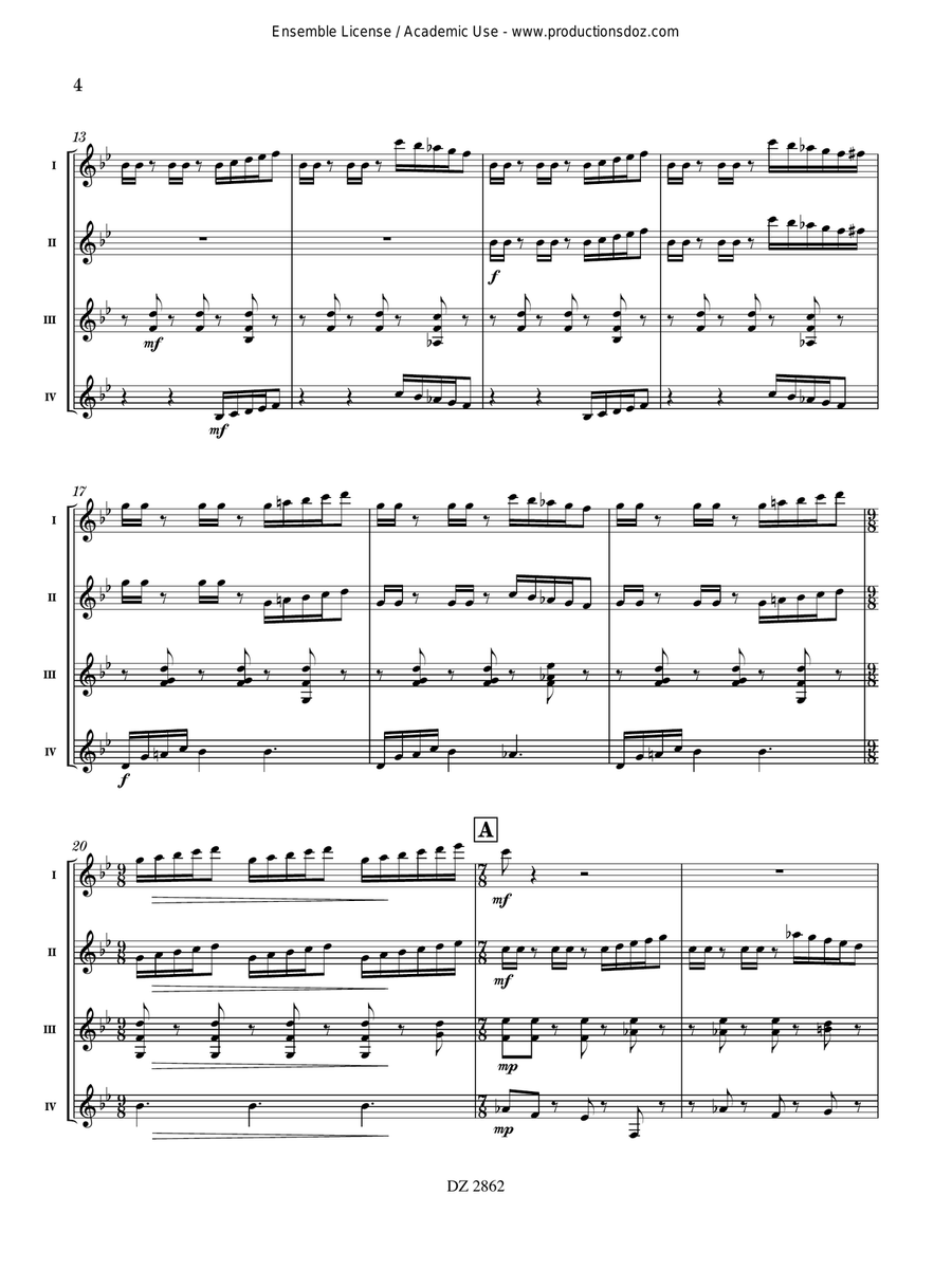 Y Felinheli Guitar Ensemble - Digital Sheet Music page 4