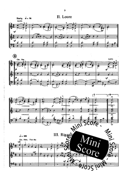 Boismortier Suite by A. Den Arend Fanfare Band - Sheet Music