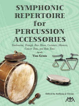 Book cover for Symphonic Repertoire for Percussion Accessories