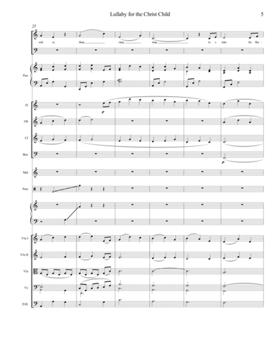Lullaby for the Christ Child (Conductor Score) image number null