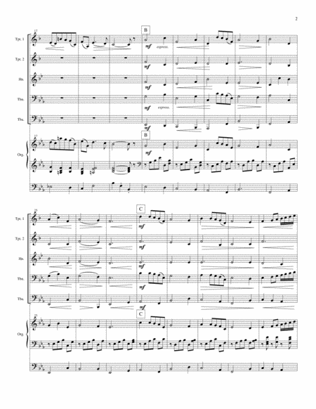 Intermezzo, from "Cavalleria Rusticana" (for Brass Quintet and Organ) image number null