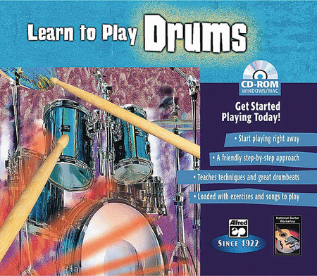 Learn To Play Drums Cd-Rom