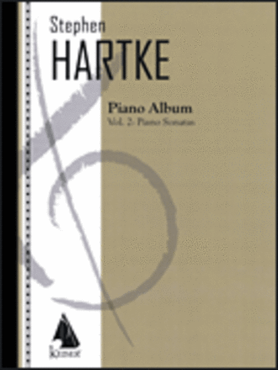 Stephen Hartke Piano Album, Volume. 2: Piano Sonatas Piano Solo scores gallery preview page 1