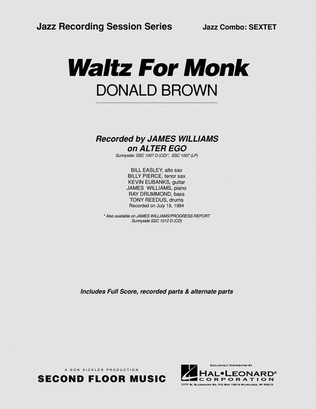 Book cover for Waltz for Monk