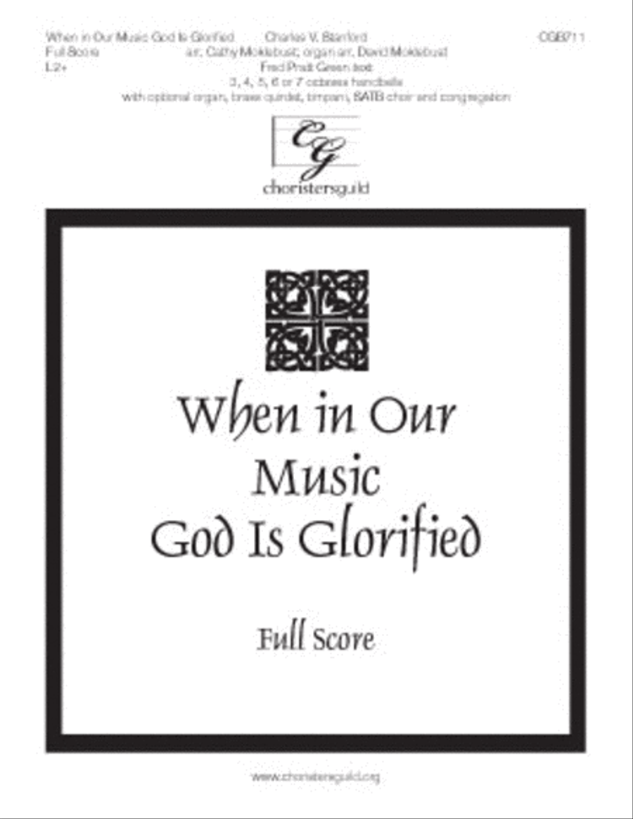 When in Our Music God Is Glorified Full Score Handbell Choir scores gallery preview page 1