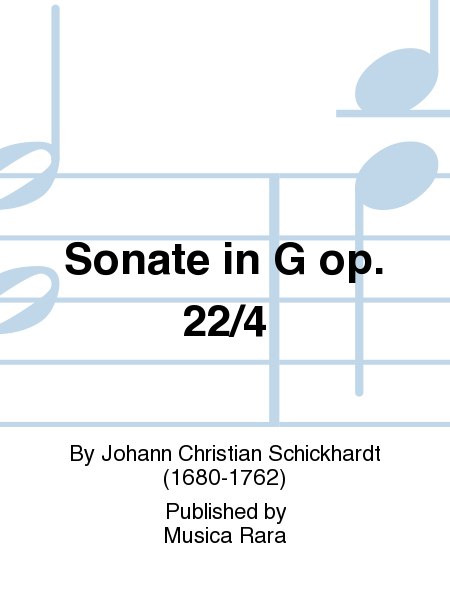 Sonate in G op. 22/4