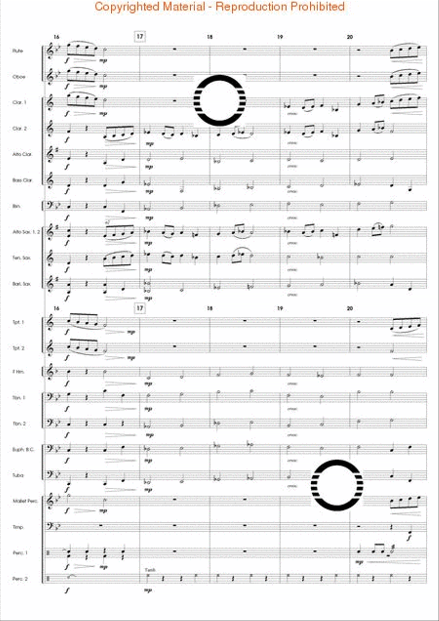 Armada of Freedom Armada of Freedom Concert Band scores gallery preview page 5