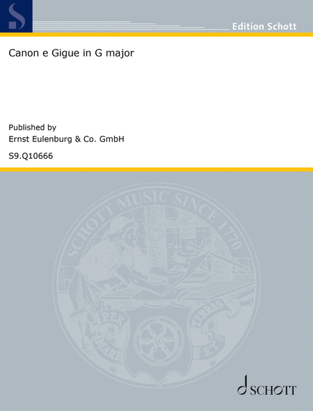 Canon e Gigue in G major