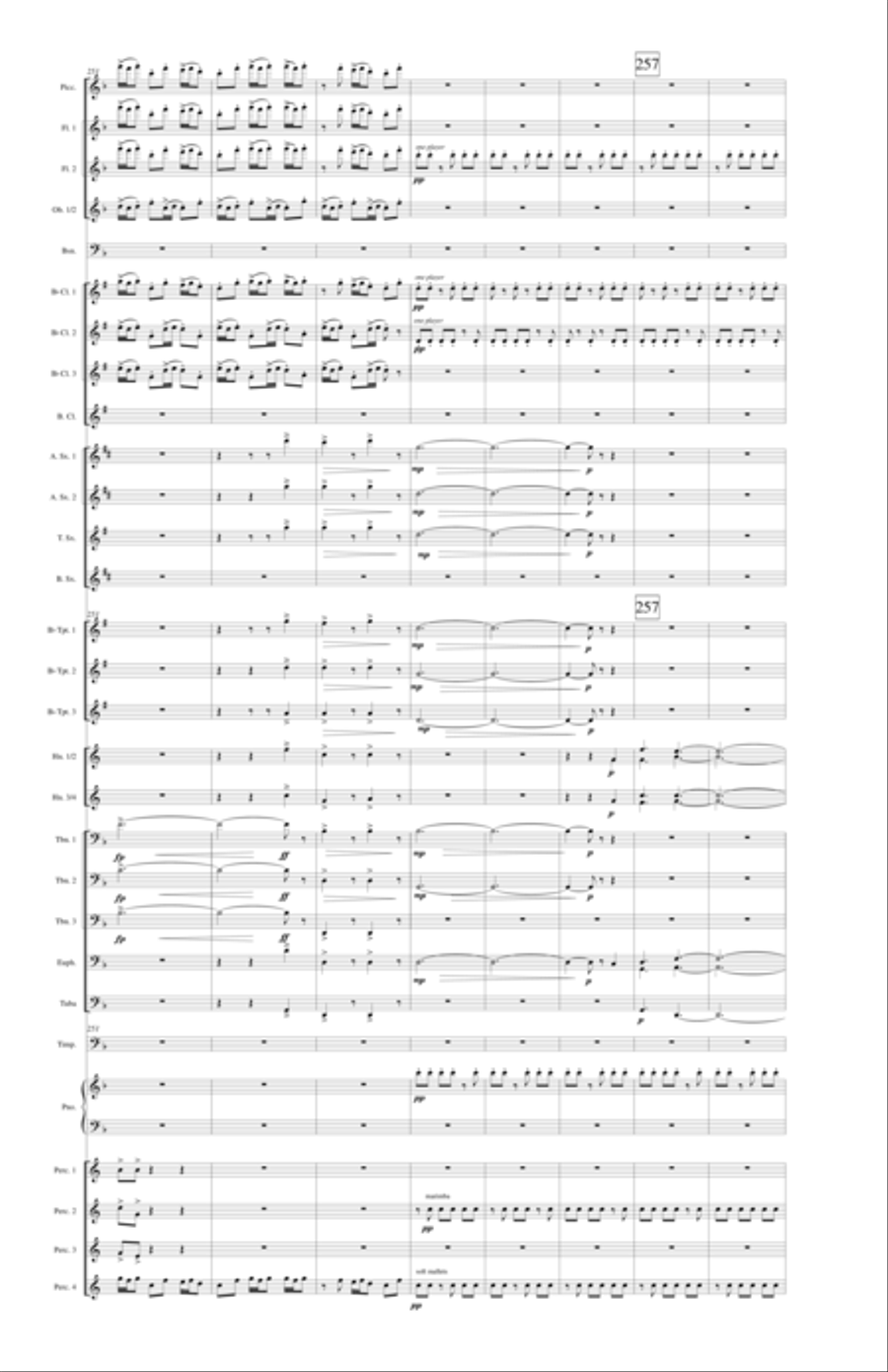With Voice of Triumph Raised Concert Band scores gallery preview page 40