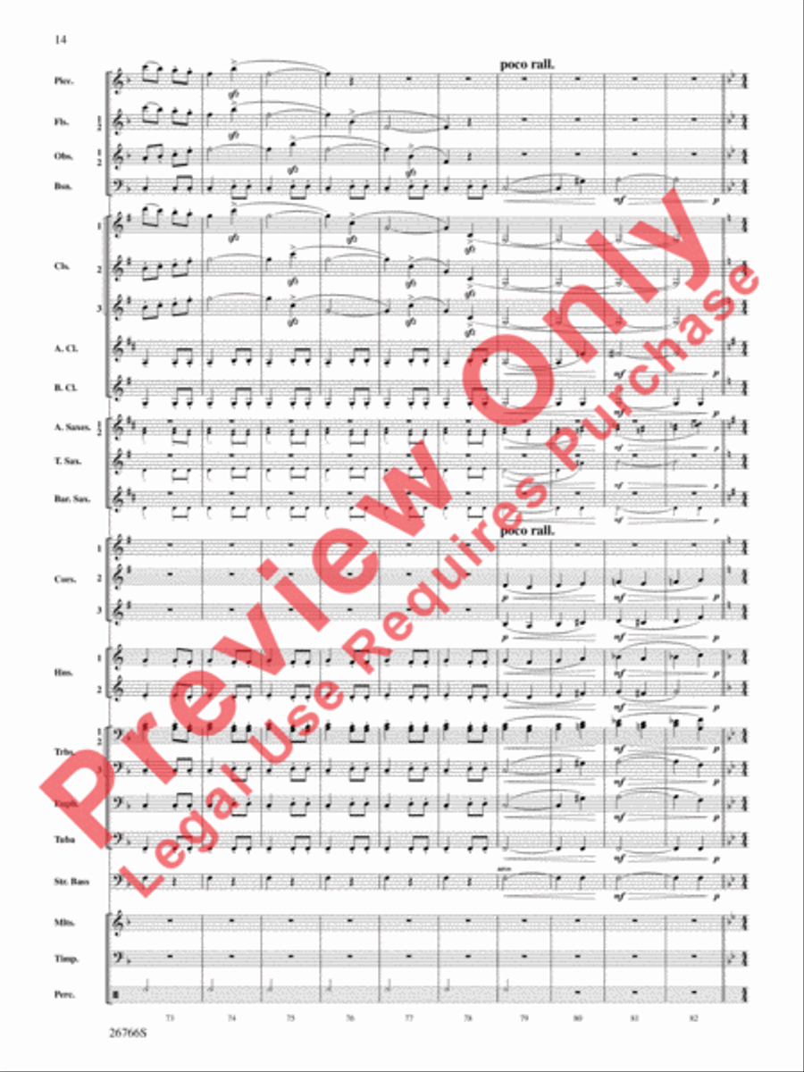 A Christmas Festival A Christmas Festival Concert Band scores gallery preview page 15