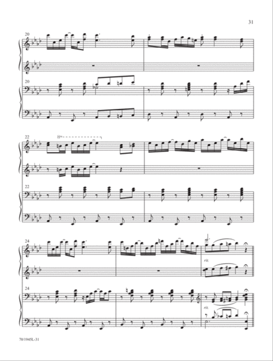 Come, Christians, Join to Play! Piano Duet scores gallery preview page 18