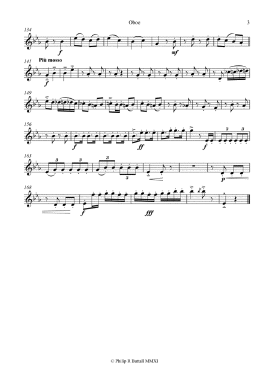 Can-Can alla Rossini (Wind Quintet) - Set of Parts [x5] Woodwind Quintet scores gallery preview page 6