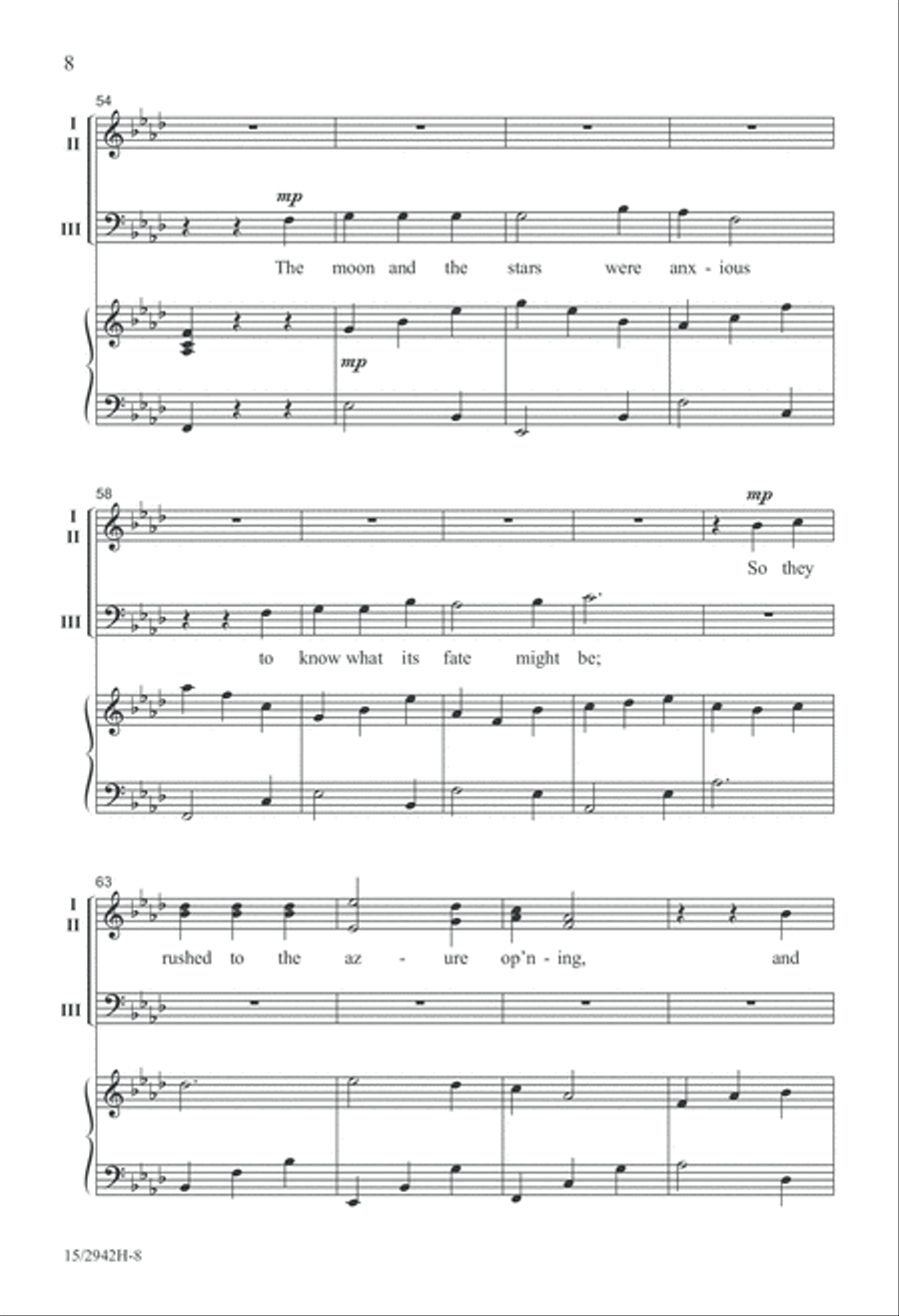 A Starry Night 3-Part scores gallery preview page 9
