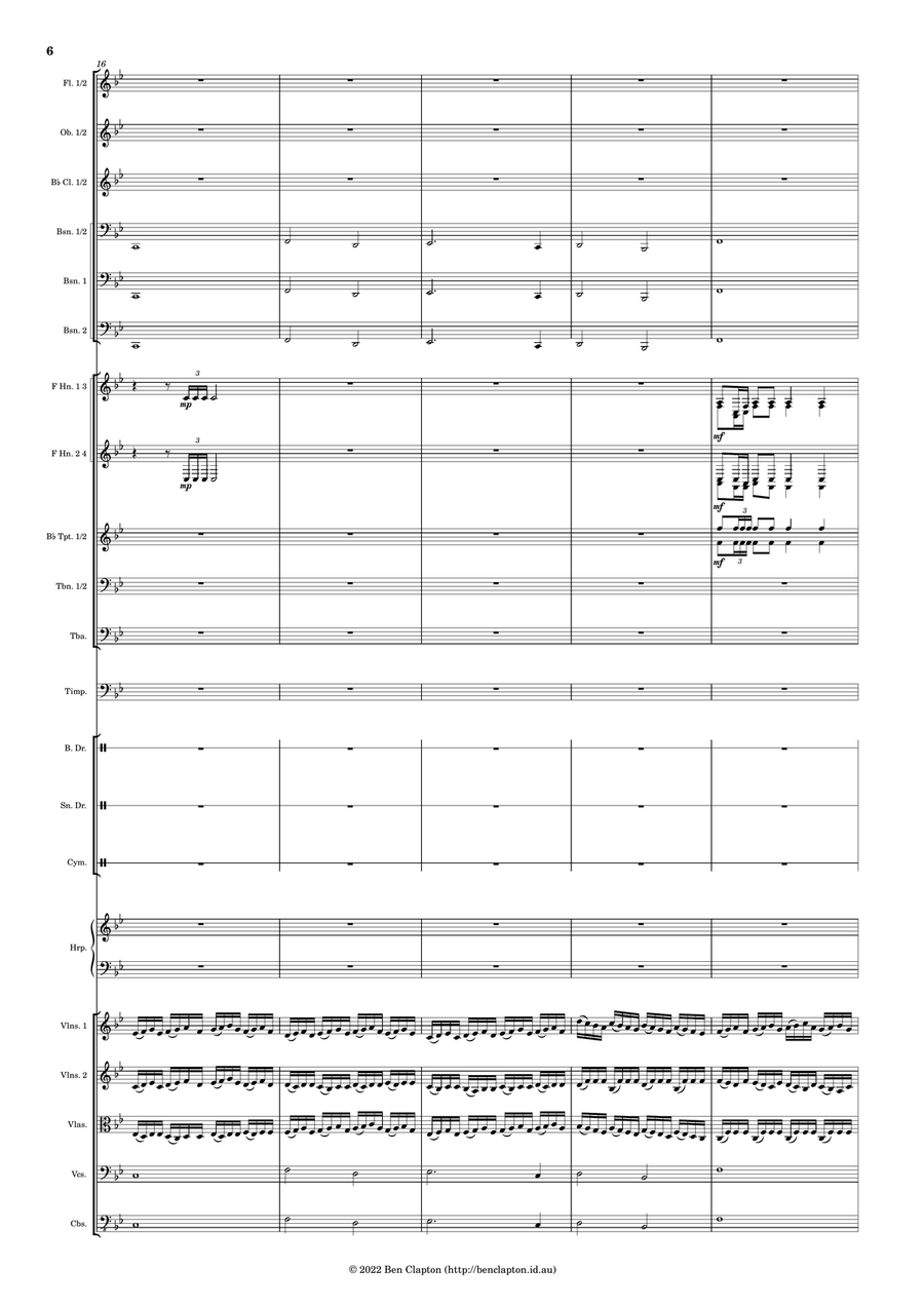 Karrinyup Fanfare Full Orchestra scores gallery preview page 6