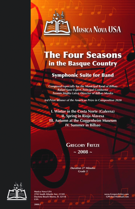 Book cover for The Four Seasons in the Basque Country