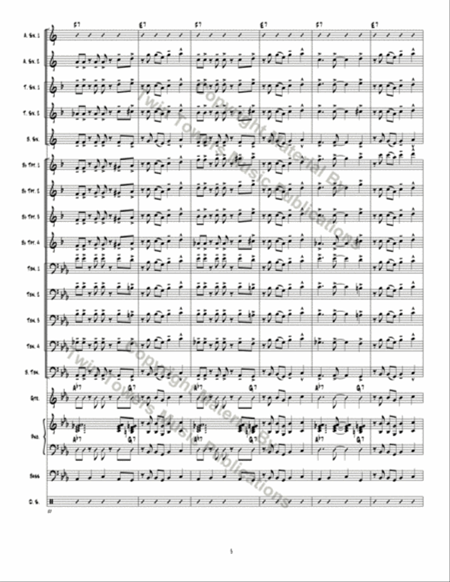 Ensemble Tear Jazz Ensemble scores gallery preview page 6