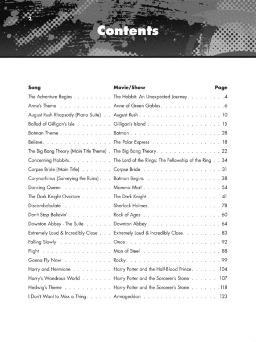The Giant Book of Movie & TV Sheet Music Piano, Vocal, Guitar scores gallery preview page 2