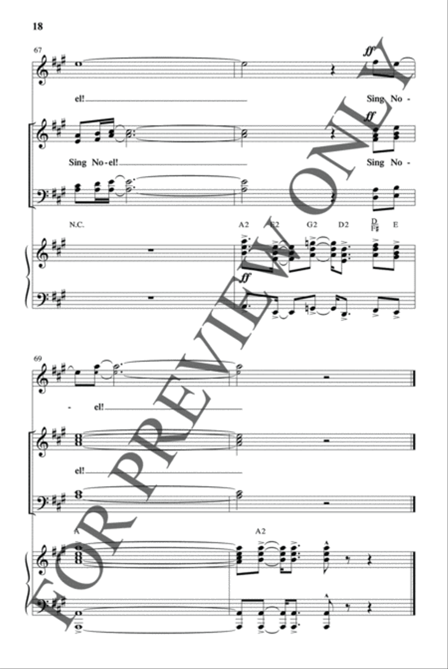 We Sing Noel - Choral Book Choir scores gallery preview page 19