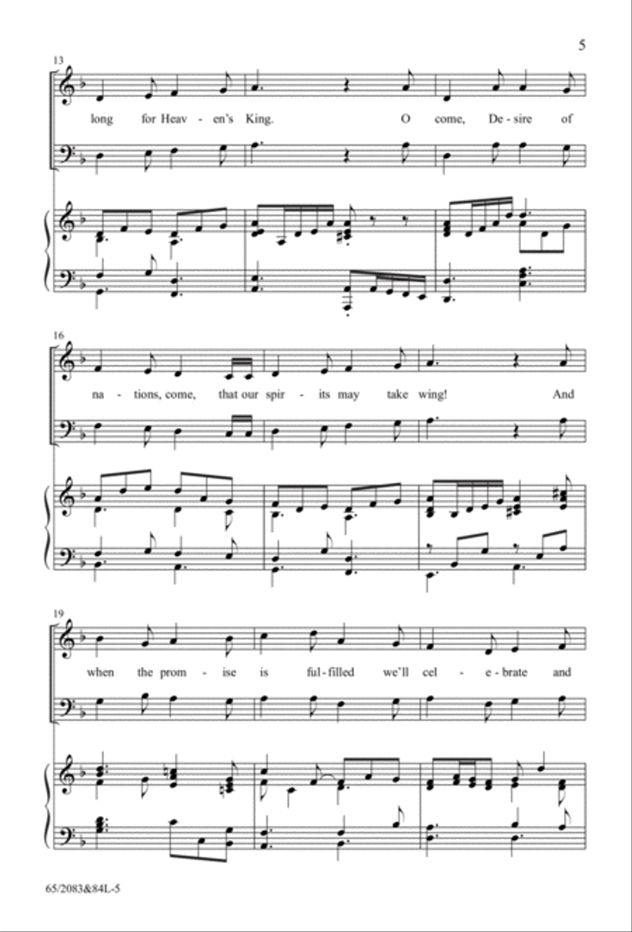 Sing Joy to All the World! - SATB Score with Performance CD 4-Part scores gallery preview page 4