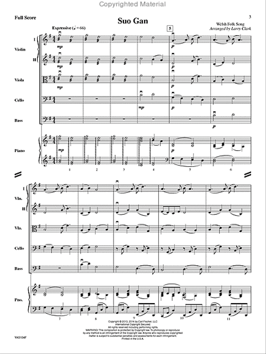 Suo Gan String Orchestra scores gallery preview page 2