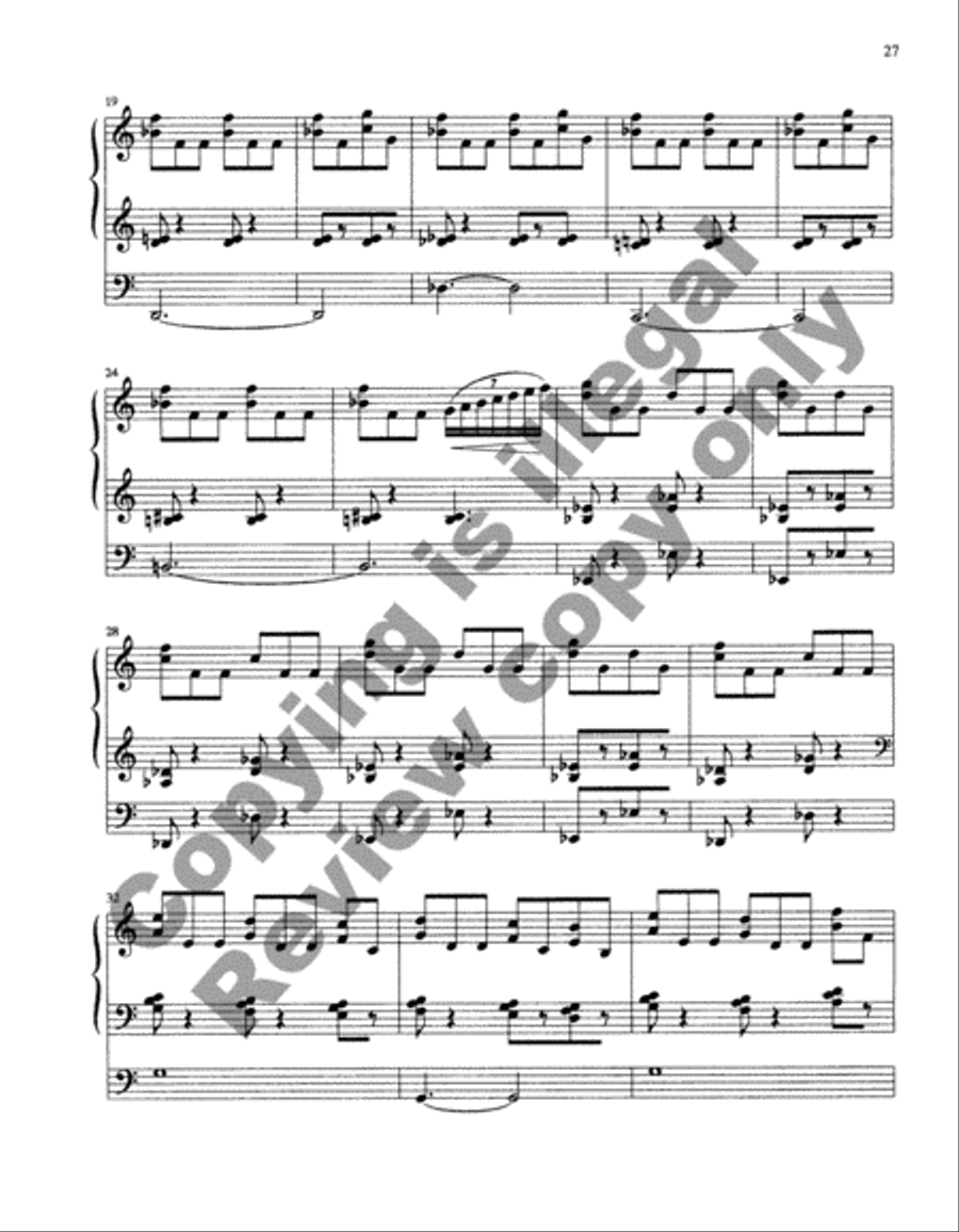 Four Biblical Settings Four Biblical Settings Organ scores gallery preview page 12