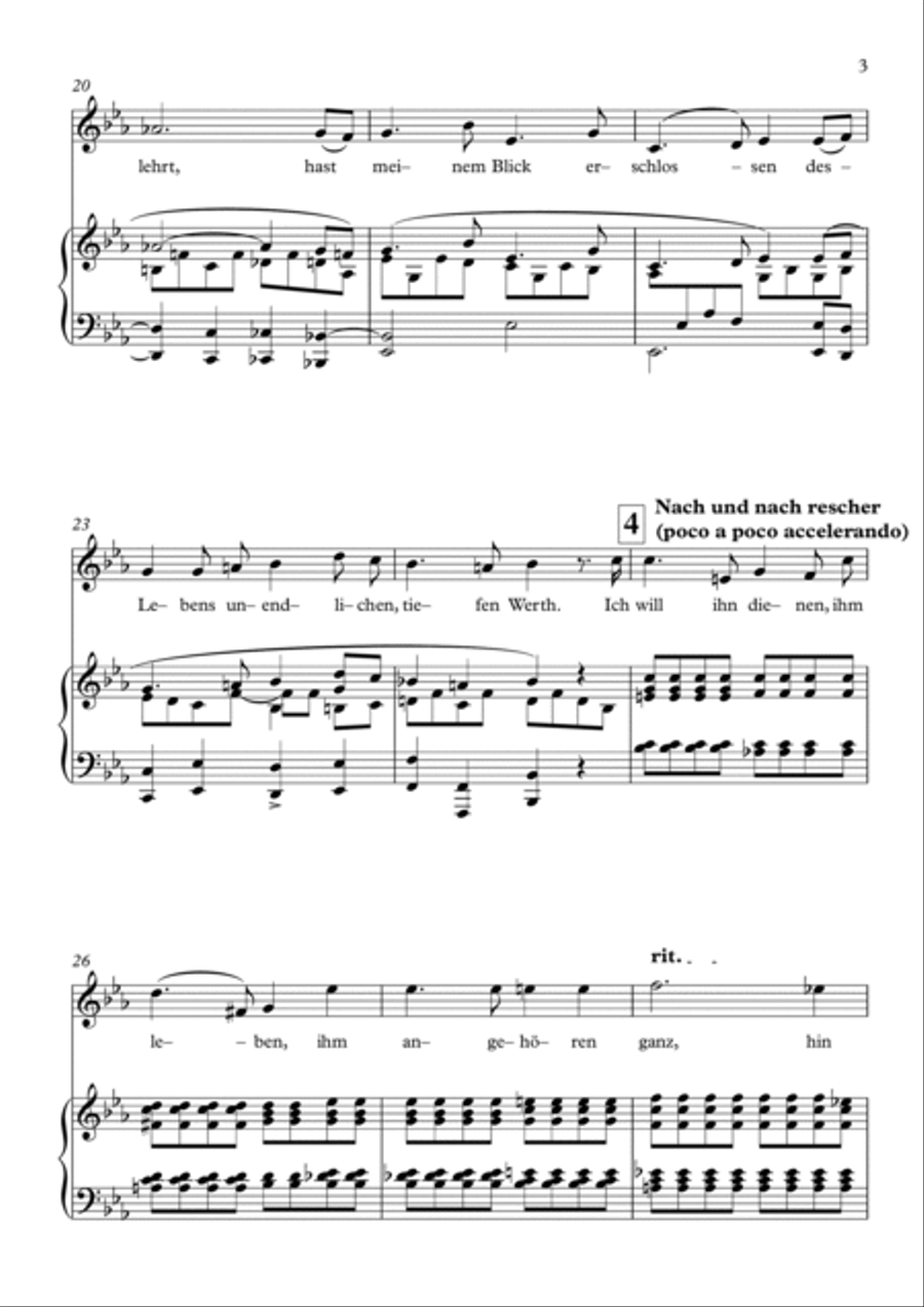 Der Ring(Frauenliebe und Leben. Op.42) Piano, Vocal, Guitar scores gallery preview page 3