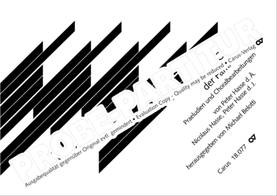 Organ music of the Hasse family Organ Solo scores gallery preview page 2