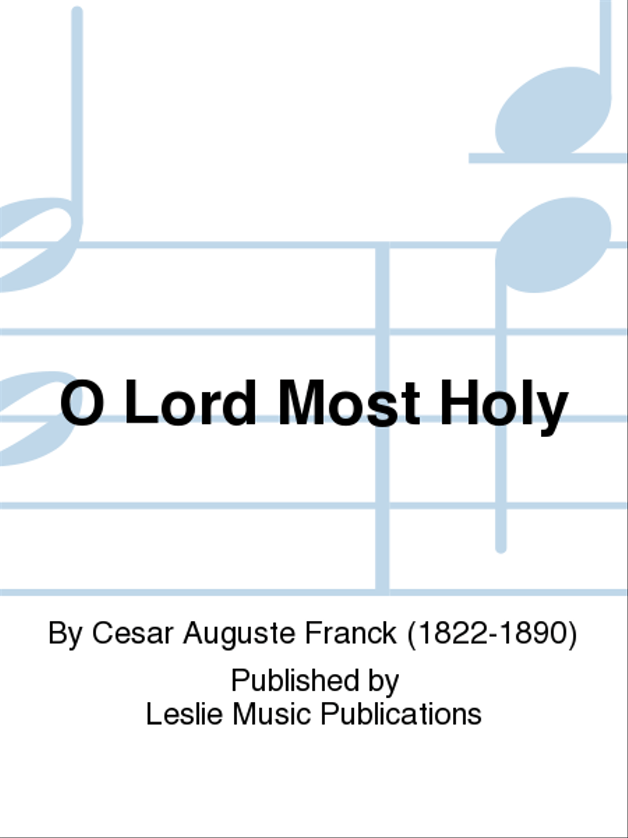 O Lord Most Holy 4-Part scores gallery preview page 1