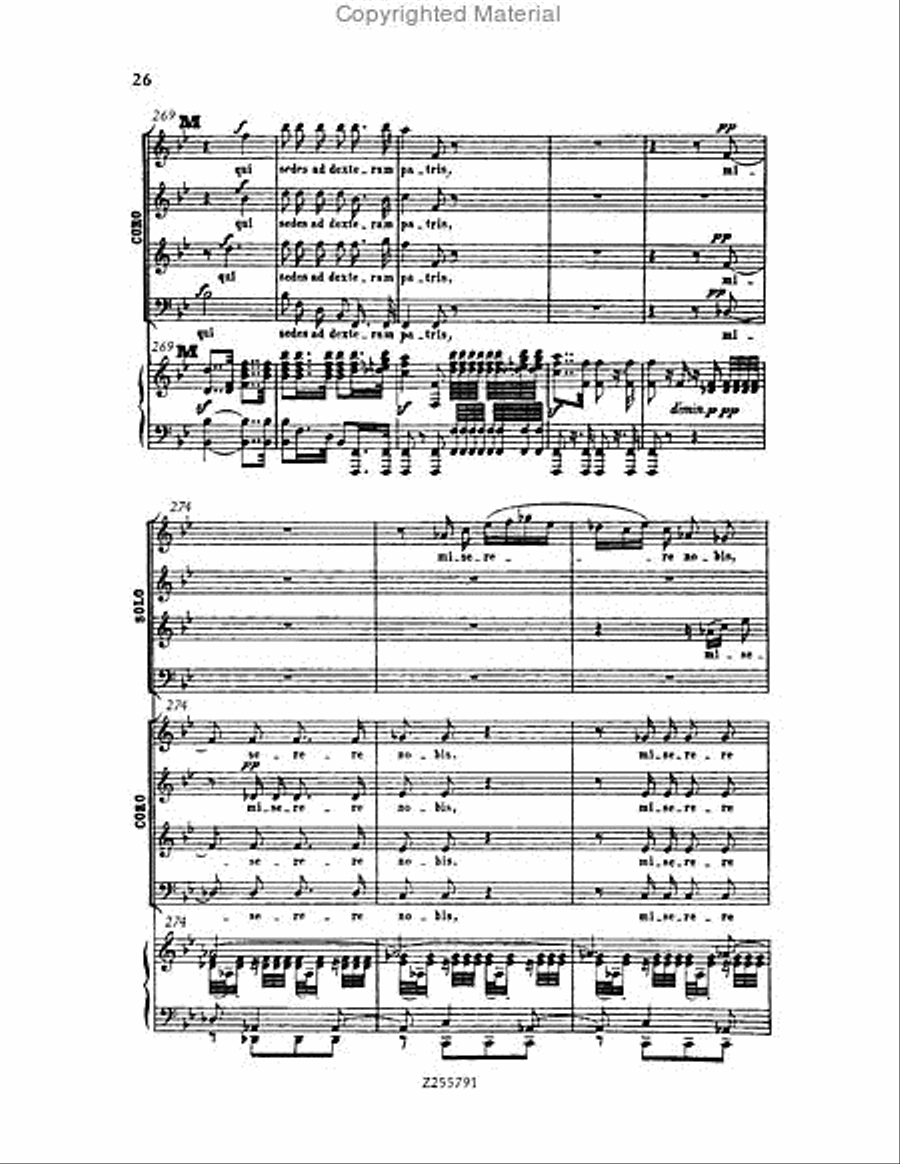 Missa Solemnis, Op.123 Choir scores gallery preview page 26