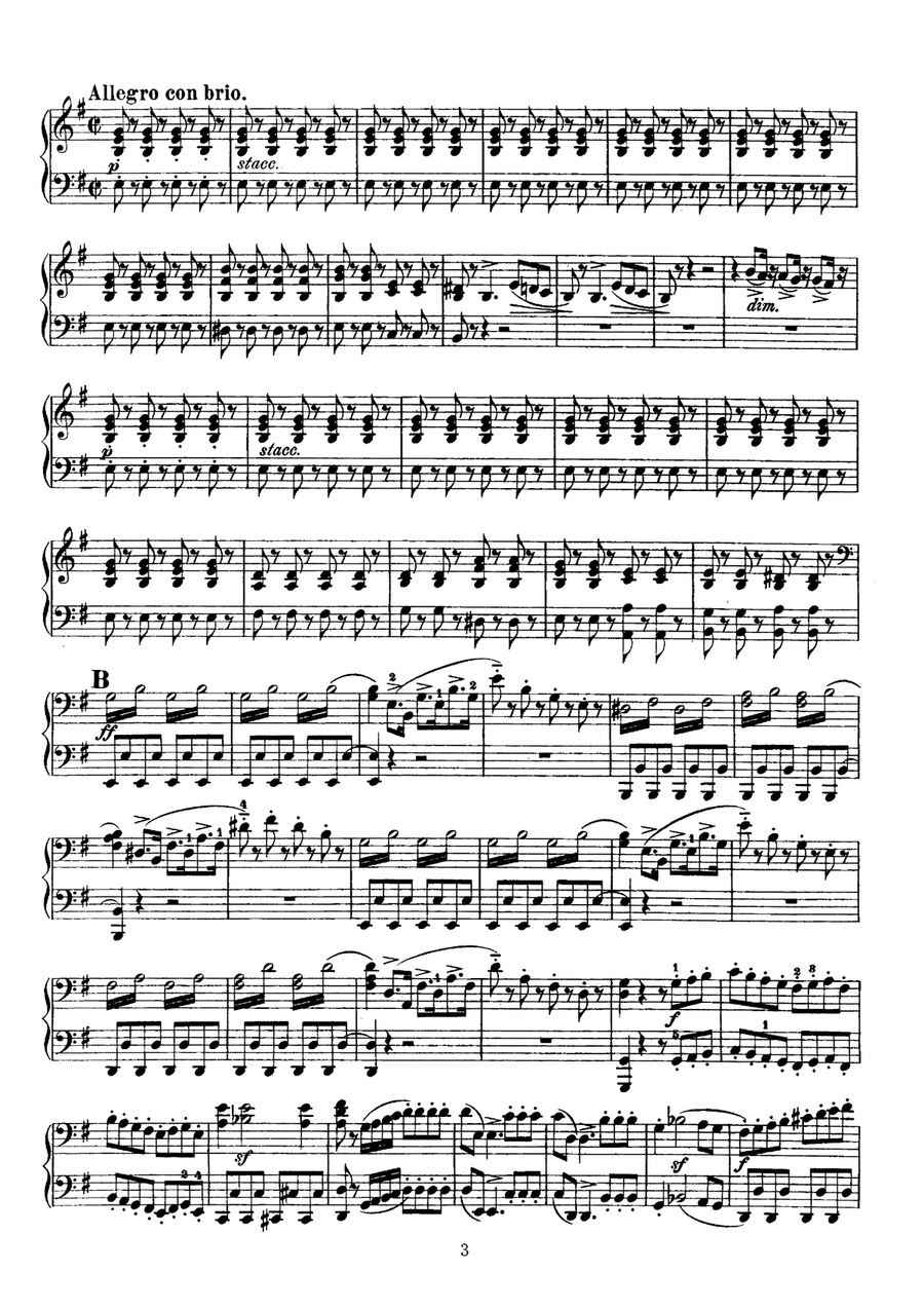 Rossini The Barber of Sevilla Overture, for piano duet(1 piano, 4 hands), PR821 1 Piano, 4-Hands scores gallery preview page 3