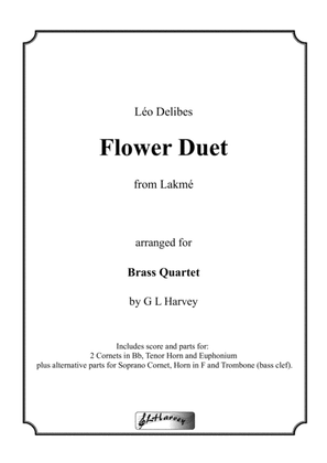 Book cover for Flower Duet for Brass Quartet