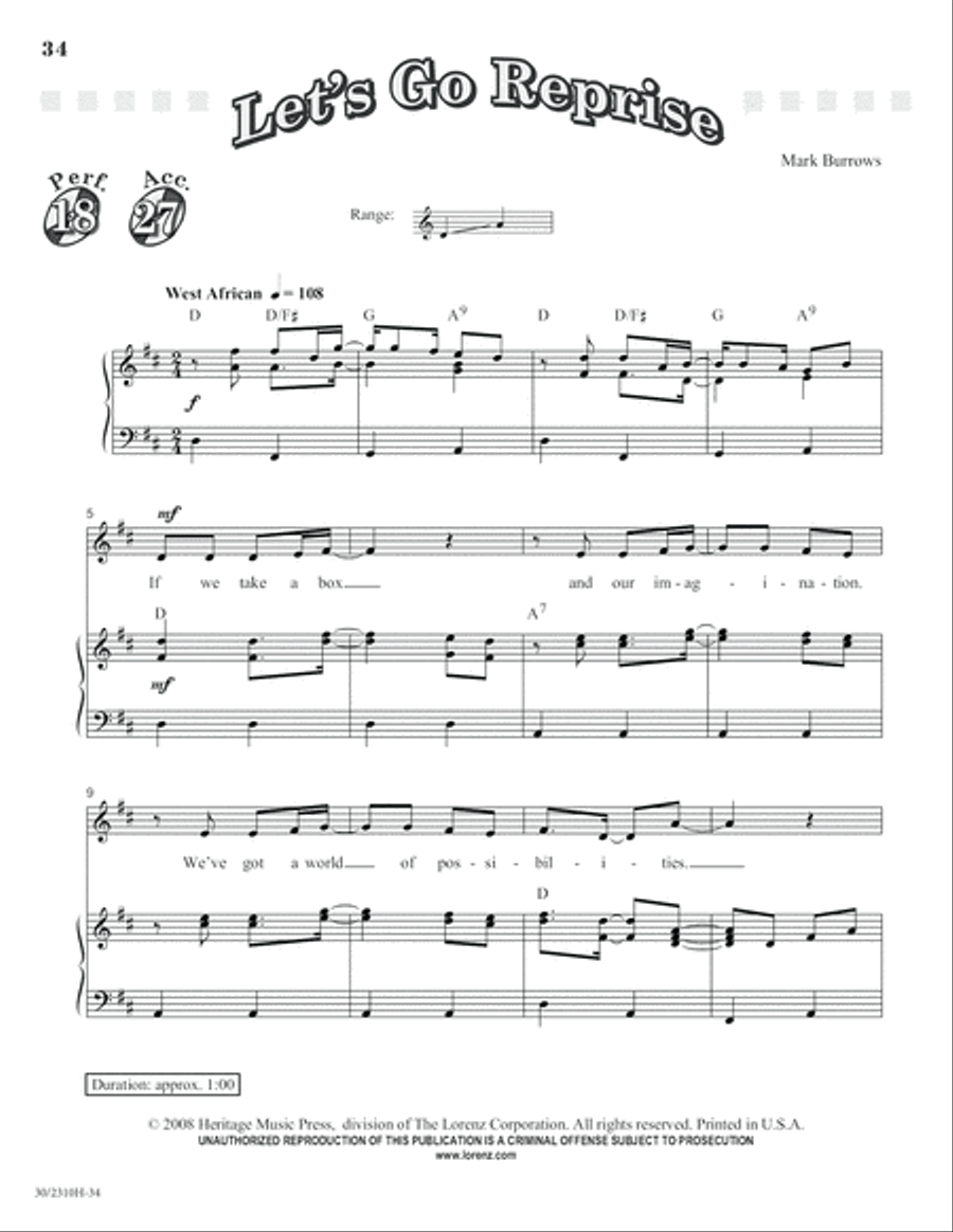 The Box The Box Unison Choir scores gallery preview page 35