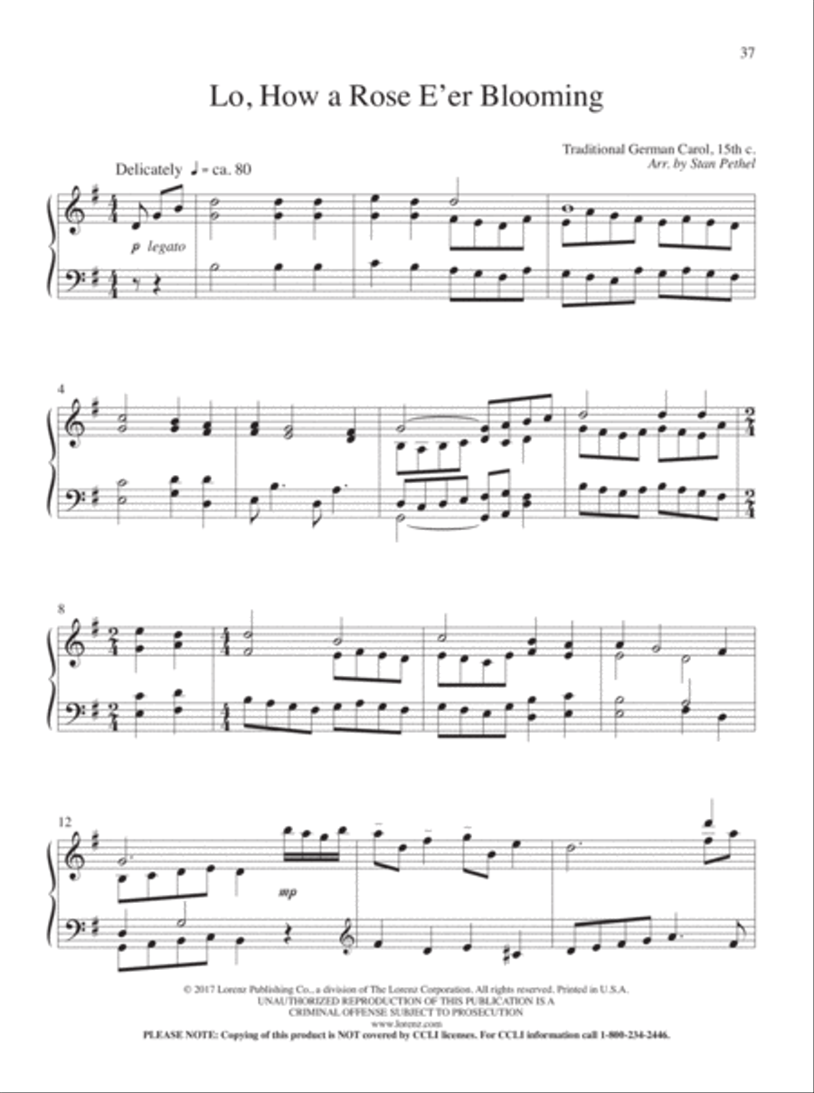 Portraits of Praise Piano Solo scores gallery preview page 22