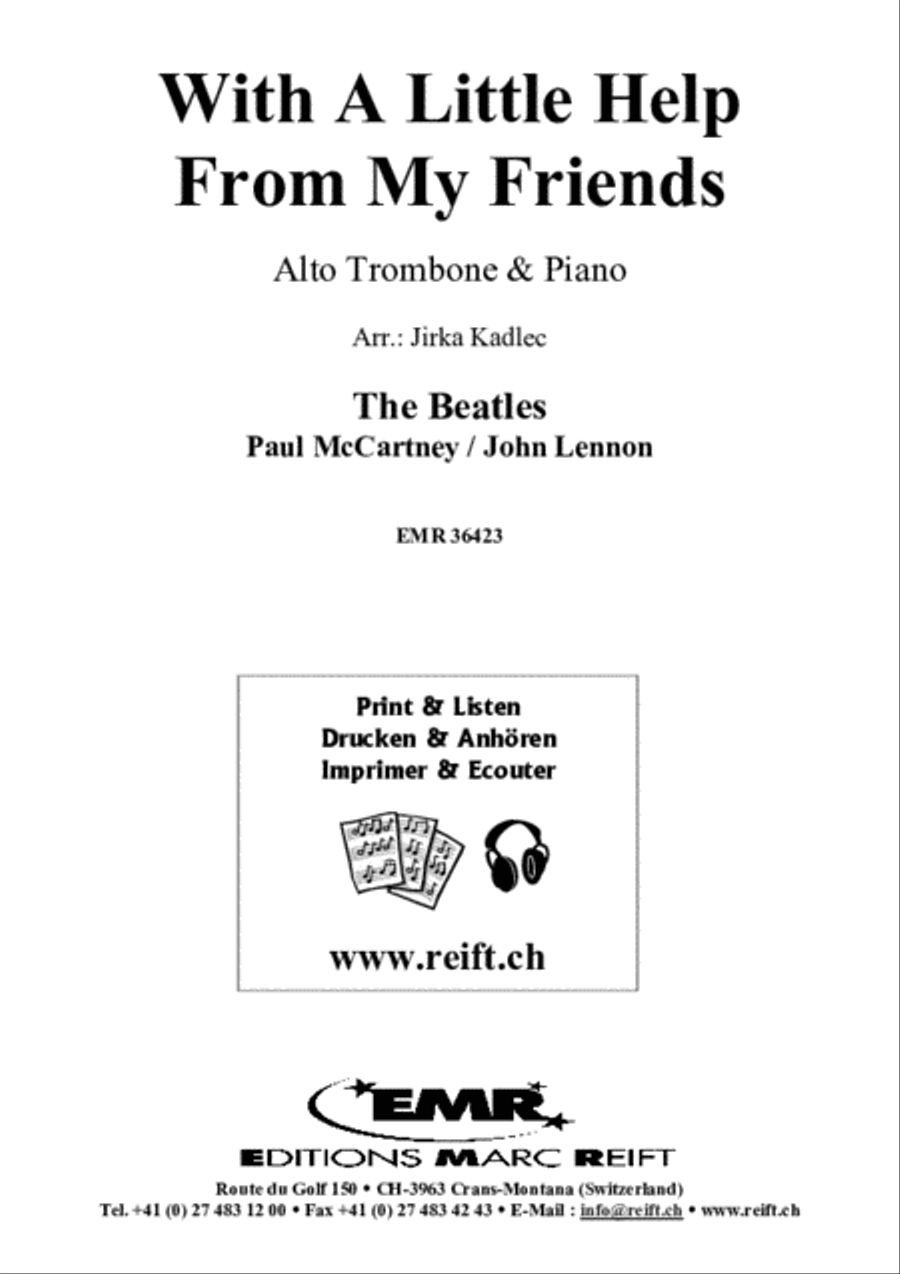 With A Little Help From My Friends Piano Accompaniment scores gallery preview page 2