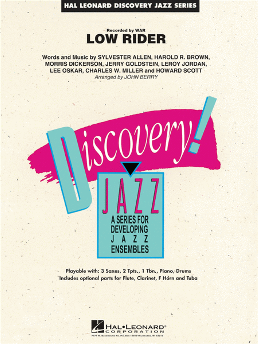 Low Rider Jazz Ensemble scores gallery preview page 1