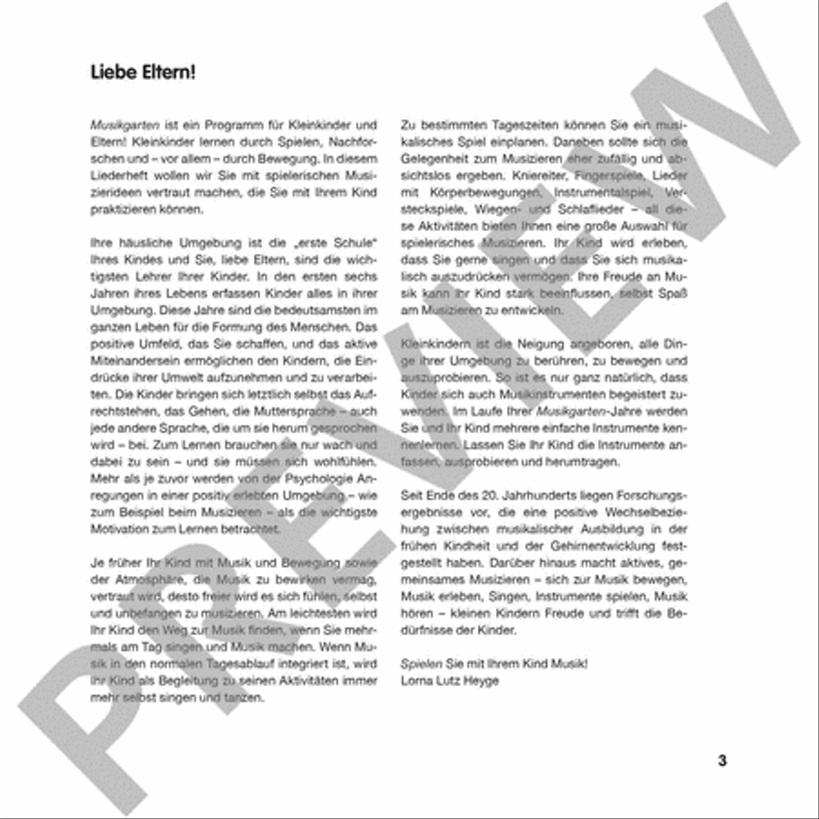 Musikgarten 1 - Tierwelt CD scores gallery preview page 2