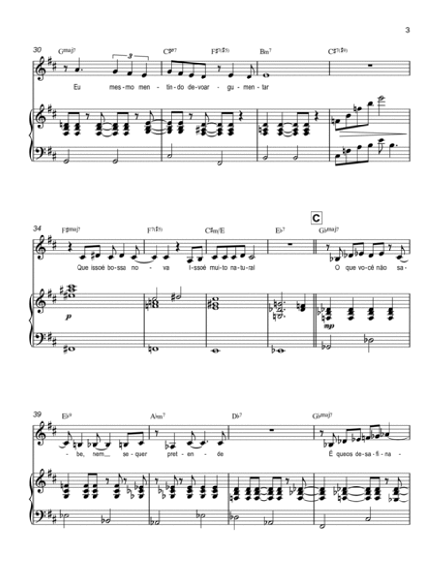 Desafinado Voice scores gallery preview page 3
