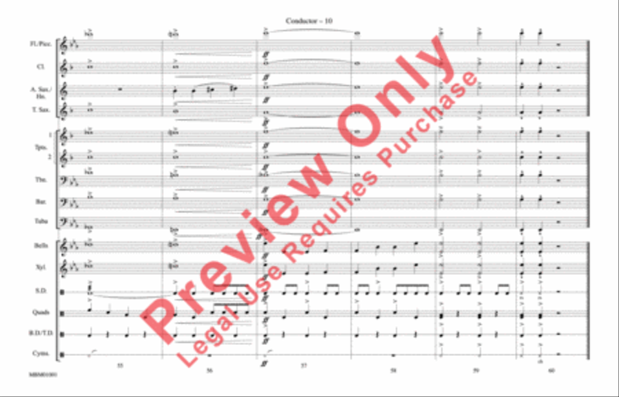 Sleigh Ride Sleigh Ride Marching Band scores gallery preview page 11