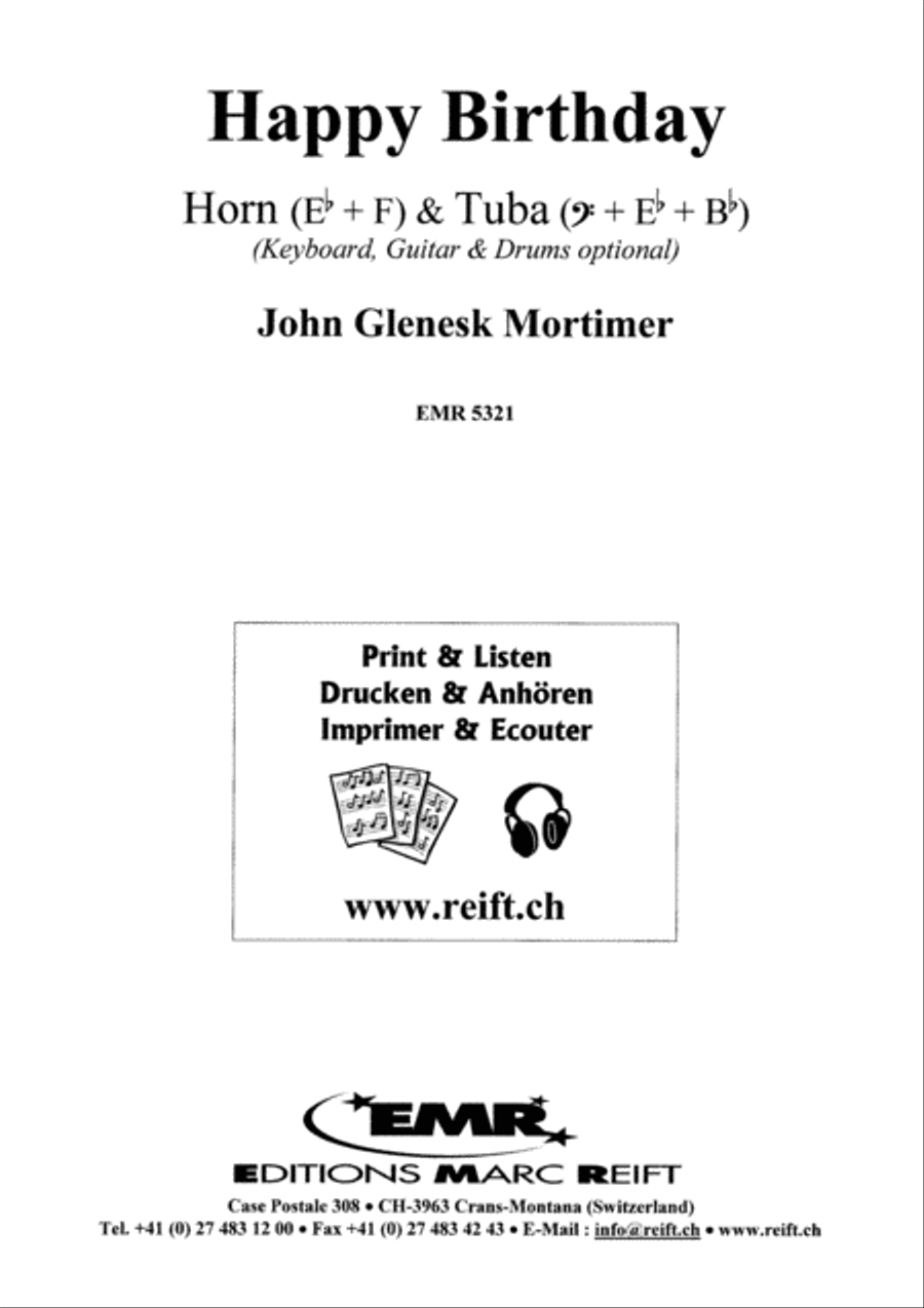 Happy Birthday Brass Ensemble scores gallery preview page 2