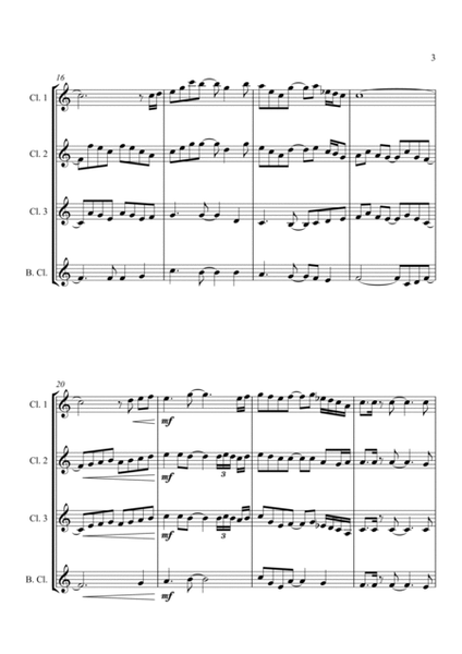 Tribute - for Clarinet Quartet image number null